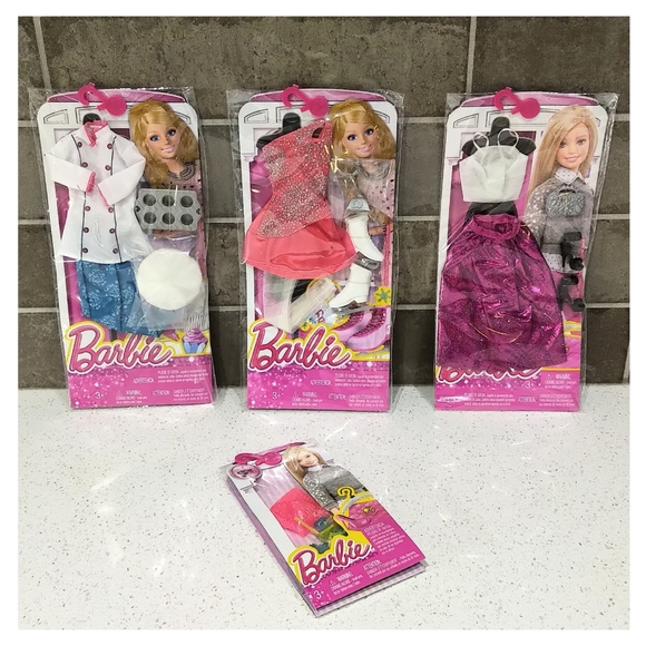 Barbie Other - NWT 3 Barbie Complete Look Fashion Packs & 1 Accessory Pack (2014/2015)